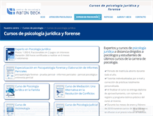 Tablet Screenshot of cursos-psicologia-juridica.cpaaronbeck.com